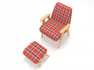 retro chair Modello 3D