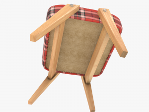 retro chair Modello 3D