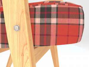 retro chair Modello 3D