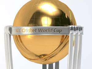 cricket trophy 3D Model