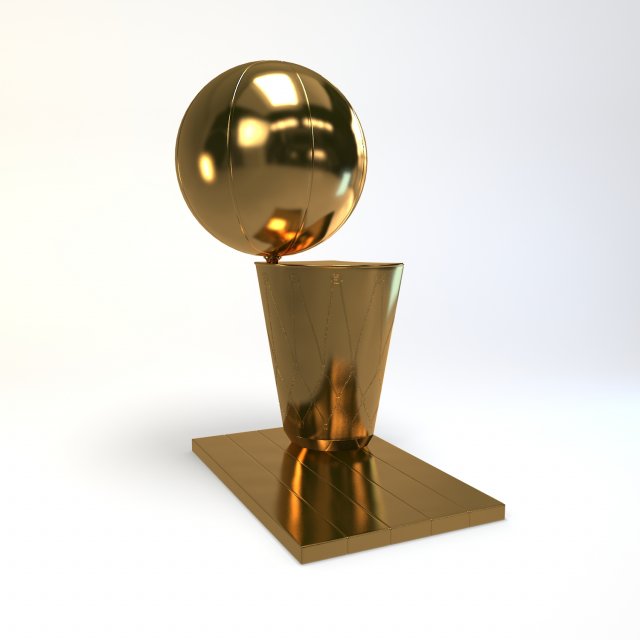 basketball basket usa trophy ball gold award champion super cup final medal league prize winner vict Modelo 3D .c4d .max .obj .3ds .fbx .stl .blend 