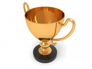 goldedn champion cup winner 3D Model