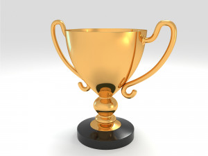 goldedn champion cup winner Modelo 3D