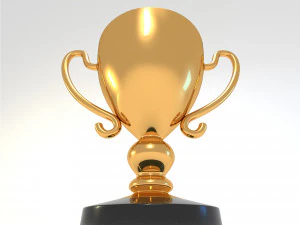 goldedn champion cup winner 3D Model