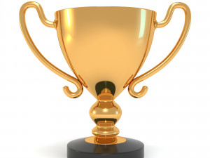 goldedn champion cup winner Modelo 3D
