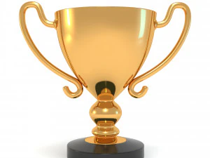 goldedn champion cup winner 3D Model