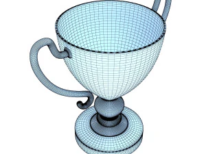 goldedn champion cup winner 3D Model