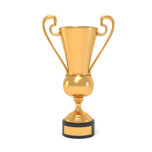 golden champion cup winner 2 3D Model .c4d .max .obj .3ds .fbx .stl .blend 