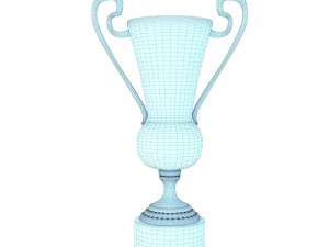 golden champion cup winner 2 3D Model