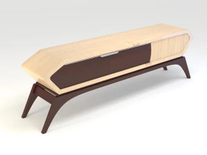 レトロな食器棚 3Dモデル