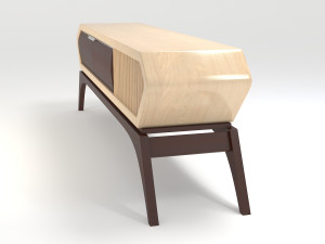retro cupboard 3D मॉडल
