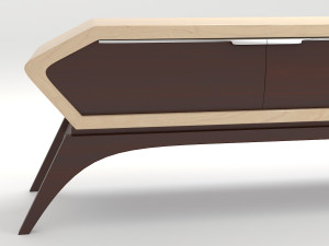retro cupboard 3D मॉडल