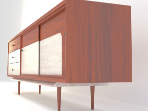 retro cupboard 4 3Dモデル