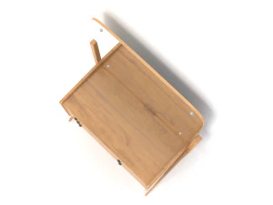 retro cupboard with mirror5 3D Model