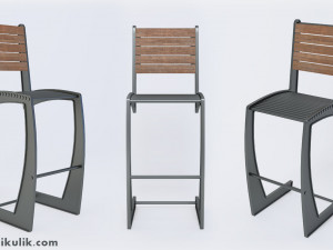 retro chair 2 3Dモデル