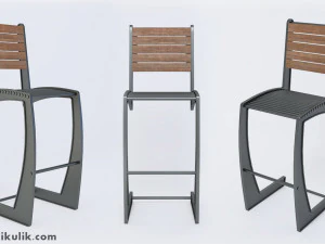 retro chair 2 3D Model