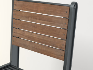 retro chair 2 Modello 3D