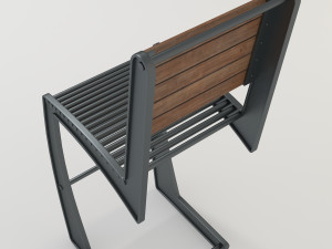 retro chair 2 Modello 3D