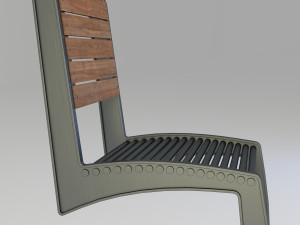 retro chair 2 Modello 3D