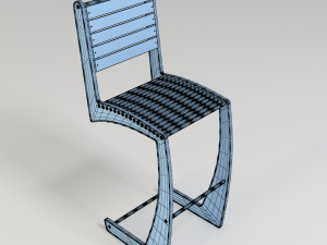 retro chair 2 Modello 3D