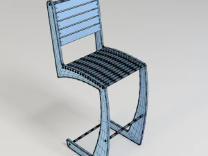 retro chair 2 3D Model