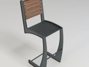retro chair 2 3D Model