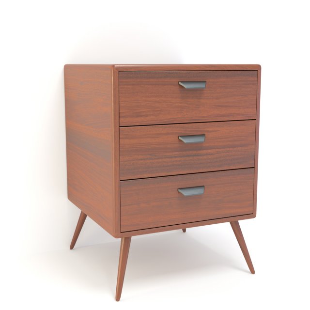 retro cupboard 7 3D Модель .c4d .max .obj .3ds .fbx .stl .blend 