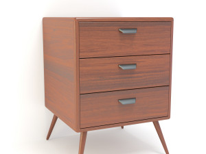 retro cupboard 7 3D Model