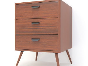 retro cupboard 7 3D Модель