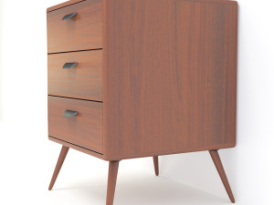 retro cupboard 7 3D Модель