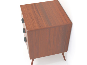 retro cupboard 7 3D Модель