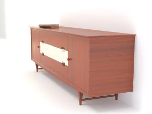 retro cupboard 8 3D Model