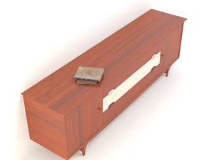 retro cupboard 8 3D Model