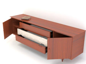 retro cupboard 8 3D Model