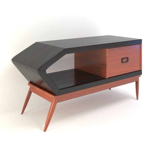 retro cupboard 9 3D 모델 .c4d .max .obj .3ds .fbx .stl .blend 