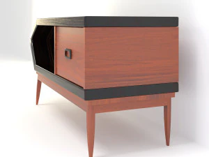 armario retro 9 Modelo 3D