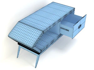 armario retro 9 Modelo 3D