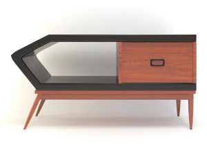 armario retro 9 Modelo 3D