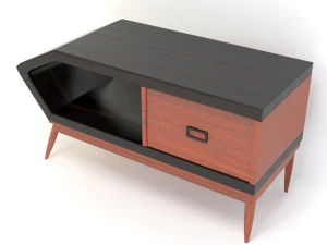 armario retro 9 Modelo 3D