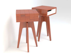 retro cupboard 10 3D Model