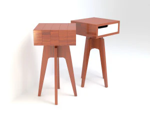 retro cupboard 10 3D Model