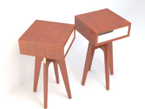 retro cupboard 10 3D Model