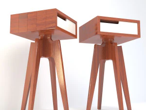 retro cupboard 10 3D Model