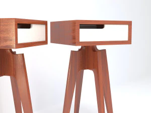 retro cupboard 10 3D Model
