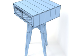 retro cupboard 10 3D मॉडल