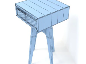 retro cupboard 10 3D Model