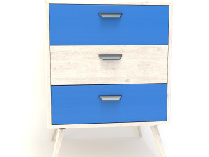 retro cupboard 11 3D मॉडल