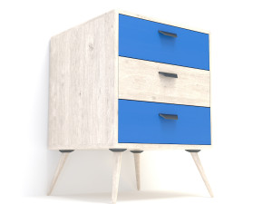 retro cupboard 11 3D मॉडल