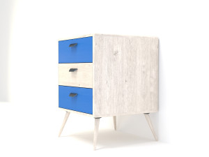 retro cupboard 11 3D मॉडल