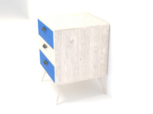 retro cupboard 11 3D मॉडल